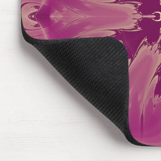 Schöne exotische Blume Lila Schatten Mousepad (Ecke)