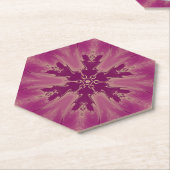 Schöne exotische Blume Lila Schatten Untersetzer (angewinkelt)