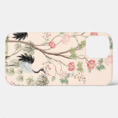 Schöne exotische Chinoiserie Tapete. Handgezeichne Case-Mate iPhone Hülle (Rückseite (Horizontal))