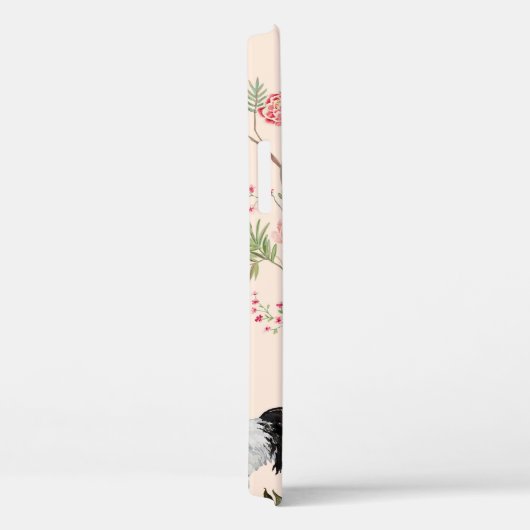 Schöne exotische Chinoiserie Tapete. Handgezeichne Case-Mate iPhone Hülle (Rückseite / Rechts)