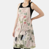 Schöne exotische Chinoiserie Tapete. Handgezeichne Schürze (InSitu)