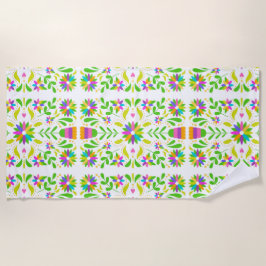 Schöne exotische mexikanische Blume Strandtuch