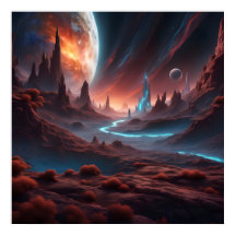 Schöne extrarestriale Welt