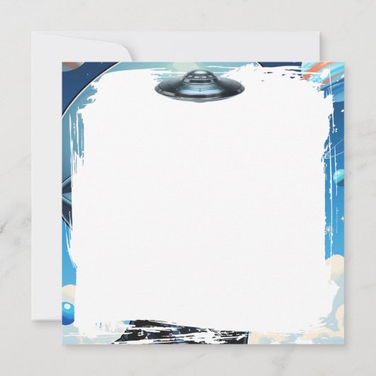 Schöne Extraterrestrische Alien (Rückseite)