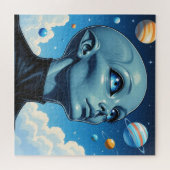 Schöne Extraterrestrische Alien Puzzle (Horizontal)