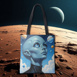 Schöne Extraterrestrische Alien Tasche