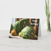 Schöne Extravagante Gourds Natur Geburtstag Karte (Vorderseite)