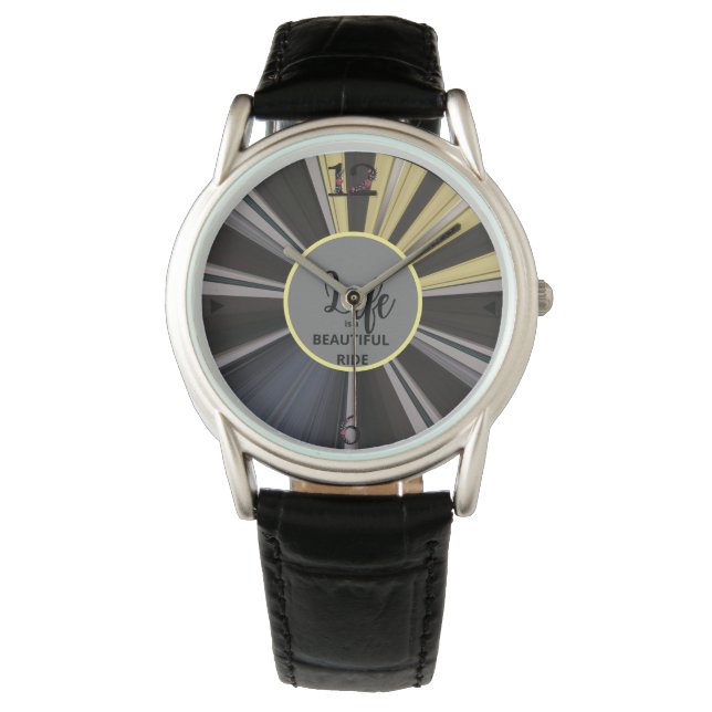 Schöne Fahrt Armbanduhr (Vorderseite)