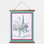 Schöne Fahrt (Französisch) Wandteppich Mit Holzrahmen (Vorderseite)