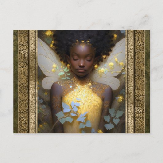 Schöne Faia Fantasy Kunst Postkarte (Vorderseite)