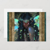 Schöne Faia Fantasy Kunst Postkarte (Vorne/Hinten)