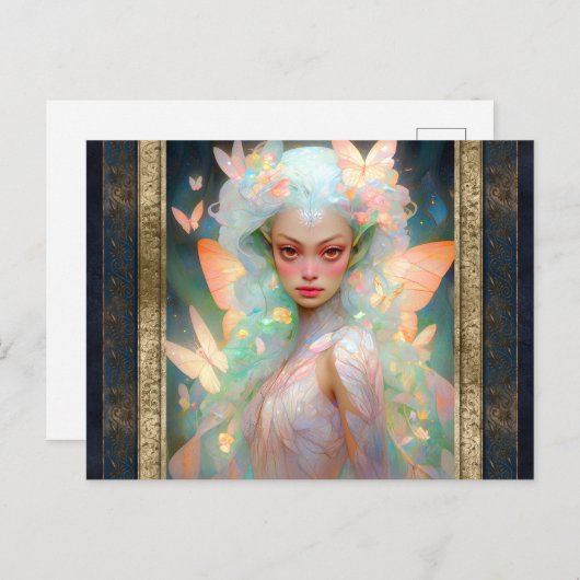 Schöne Faia Fantasy Kunst Postkarte (Vorne/Hinten)