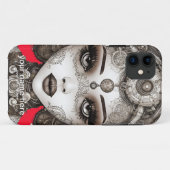 SCHÖNE FAIRE FACE STEAMPUNK SCHWARZ-WEISS Case-Mate iPhone HÜLLE (Rückseite (Horizontal))