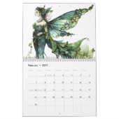 Schöne Fairies Butterflies Elegant Kalender (Feb 2027)