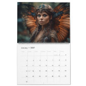 Schöne Fairies Fantasy Mystic Magic Template Kalender (Jan 2027)