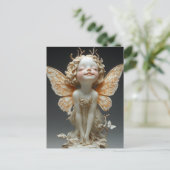 Schöne Fairy Antenna Spitzen Flügel Schmetterlinge Postkarte (Stehend Vorderseite)