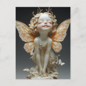 Schöne Fairy Antenna Spitzen Flügel Schmetterlinge Postkarte (Vorderseite)