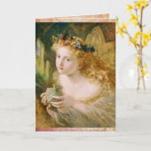 Schöne Fairy Dreams Vintag Geburtstag Karte (Gelbe Blume)