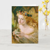 Schöne Fairy Dreams Vintag Geburtstag Karte (Gelbe Blume)