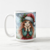 Schöne Fairy Frohe Weihnachten Kaffeetasse (Links)