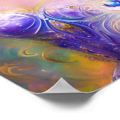 Schöne Fairy Girl ai art Poster (Ecke)