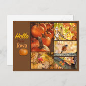 Schöne Fall Postkarte von IHREM Staat (Vorne/Hinten)