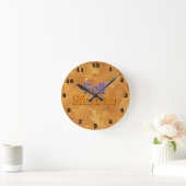 Schöne Fall Segen Wall Uhr (Zuhause)
