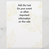 Schöne Fallszene Flyer (Hinten)