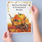 Schöne Fallszene Flyer (Hand)