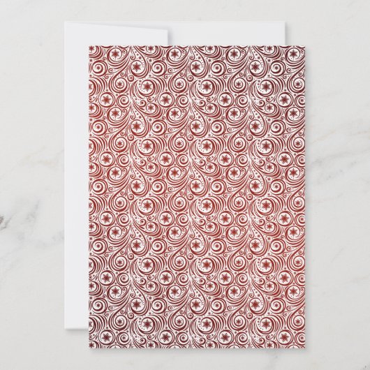 Schöne Fantasy Christmas Unicorn Joy Einladung (Rückseite)