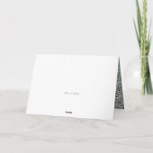Schöne Fantasy Christmas Unicorn Joy Karte (Rückseite)