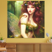 Schöne Fantasy Faicess Prinzessin Leinwanddruck (Insitu (Wohnzimmer))