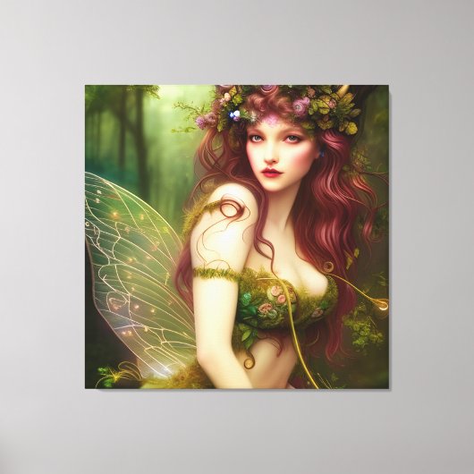 Schöne Fantasy Faicess Prinzessin Leinwanddruck (Vorderseite)