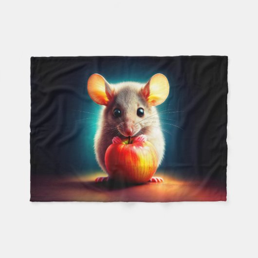 Schöne Fantasy-Fristienfutter Fleecedecke (Vorderseite (Horizontal))