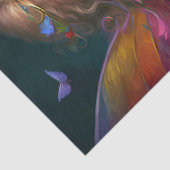 Schöne Fantasy Rainbow Faipage Seidenpapier (Detail)