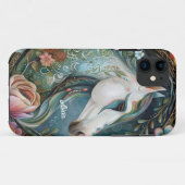 Schöne Fantasy Weißes Pferd Case-Mate iPhone Hülle (Rückseite (Horizontal))