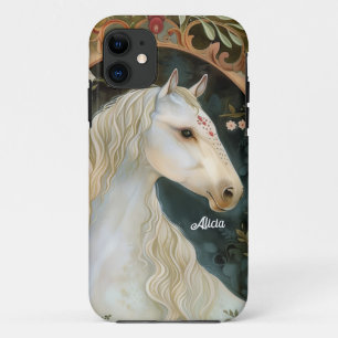 Schöne Fantasy Weißes Pferd Case-Mate iPhone Hülle