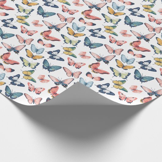 Schöne Farbdrucke Geschenkpapier (Ecke)