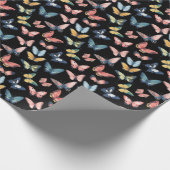 Schöne Farbdrucke Geschenkpapier (Ecke)