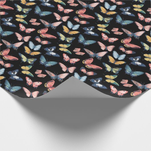 Schöne Farbdrucke Geschenkpapier (Ecke)