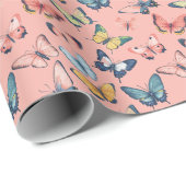 Schöne Farbdrucke Geschenkpapier (Rolleneckpunkt)