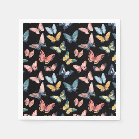 Schöne Farbdrucke Serviette (Vorderseite)