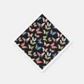 Schöne Farbdrucke Serviette (Ecke)