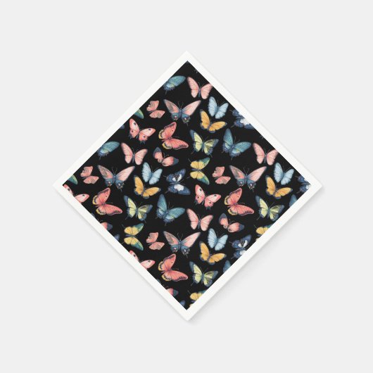 Schöne Farbdrucke Serviette (Ecke)