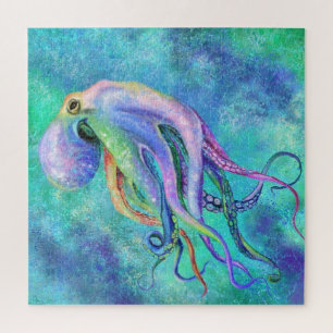 Schöne Farbe Oktopus Puzzle-Malerei Puzzle