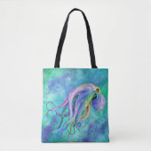 Schöne Farbe Oktopus Tote Tasche (Vorderseite)