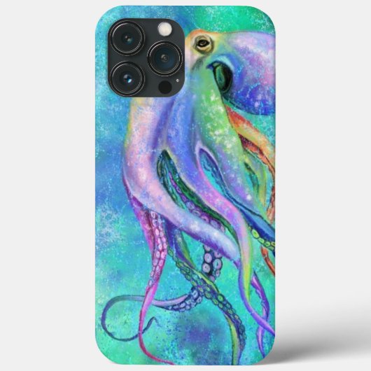 Schöne Farbe Oktopus Unterwasser-Lebensanstrich Case-Mate iPhone Hülle (Rückseite)
