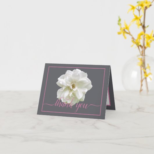 Schöne Farbe Weiß Rose Hintergrund Chic Vielen Dan Karte (Gelbe Blume)