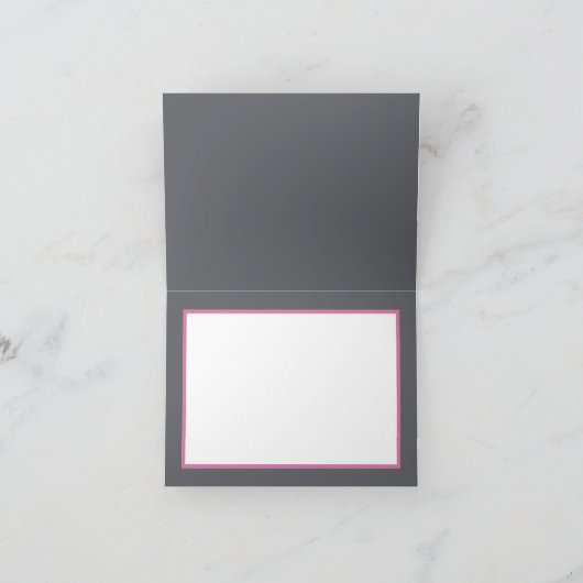 Schöne Farbe Weiß Rose Hintergrund Chic Vielen Dan Karte (Innenseite)