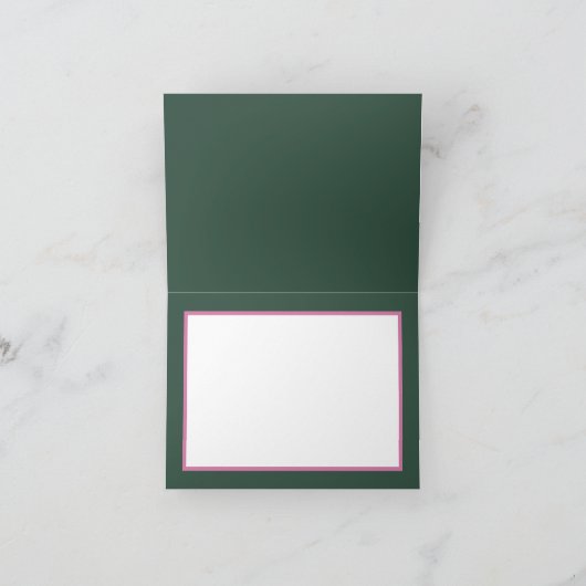 Schöne Farbe Weiß Rose Hintergrund Chic Vielen Dan Karte (Innenseite)